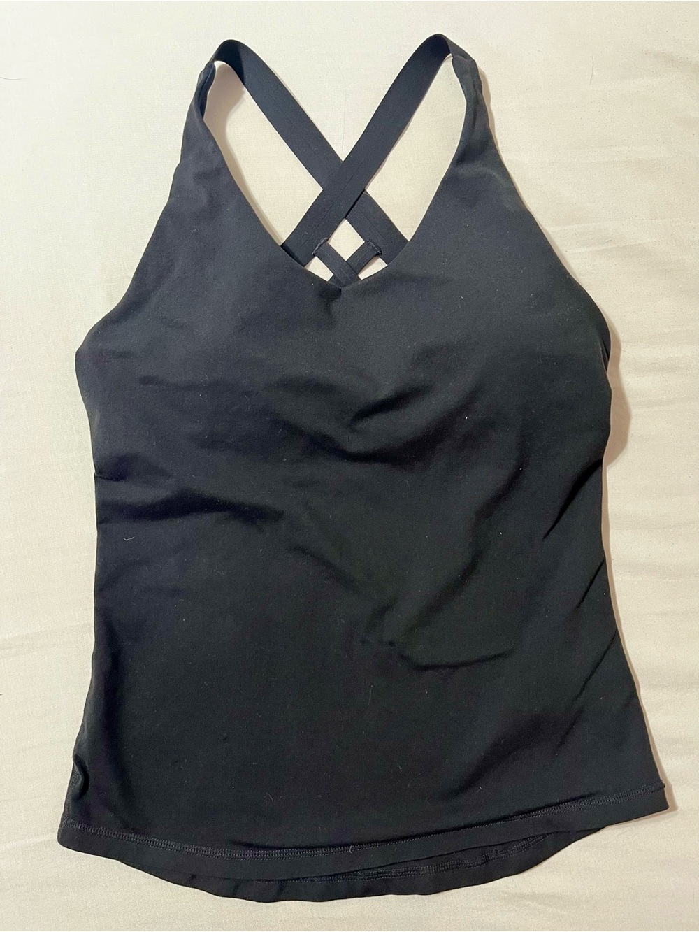 Black Cross-Back Women’s Tank Top - Prana